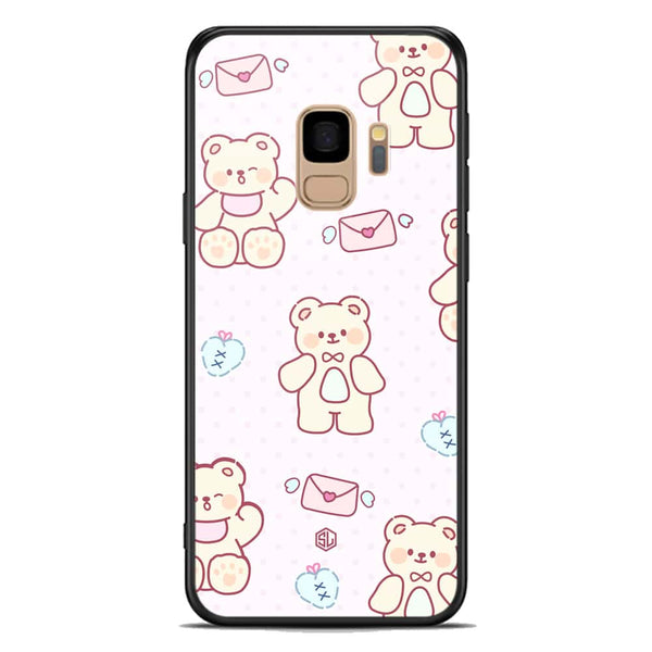 Cute Chic Series Soft Phone Case - Premium Glass Case - Design 3 - Samsung Galaxy S9
