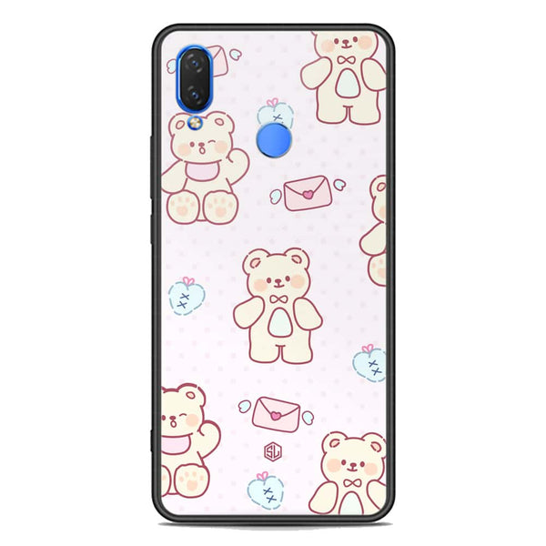 Cute Chic Series Soft Phone Case - Premium Glass Case - Design 3 - Huawei Y7 Prime 2019