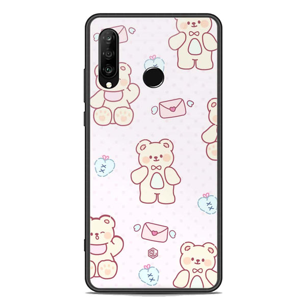 Cute Chic Series Soft Phone Case - Premium Glass Case - Design 3 - Huawei Nova 4e