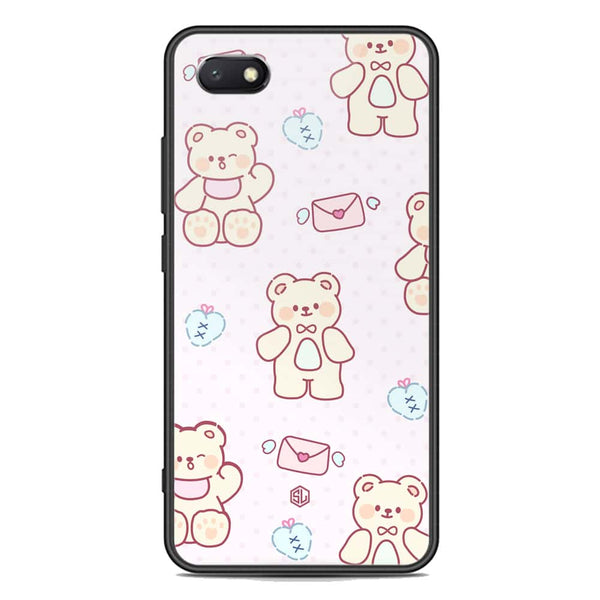 Cute Chic Series Soft Phone Case - Premium Glass Case - Design 3 - Huawei Honor 7S