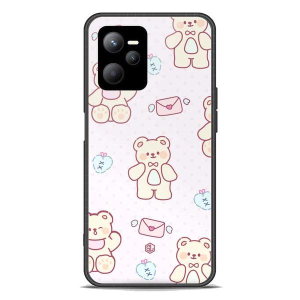 Cute Chic Series Soft Phone Case - Premium Glass Case - Design 3 - Realme Q5