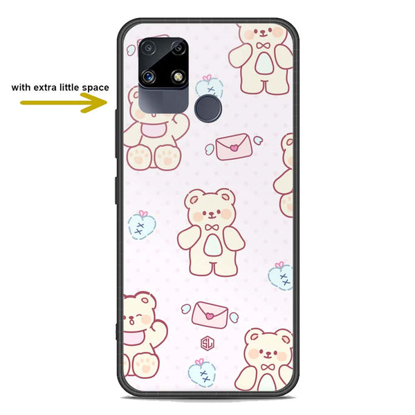 Cute Chic Series Soft Phone Case - Premium Glass Case - Design 3 - Realme C15