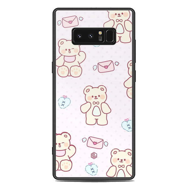 Cute Chic Series Soft Phone Case - Premium Glass Case - Design 3 - Samsung Galaxy Note 8