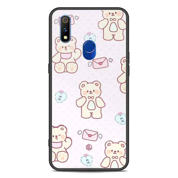 Cute Chic Series Soft Phone Case - Premium Glass Case - Design 3 - Realme 3 Pro