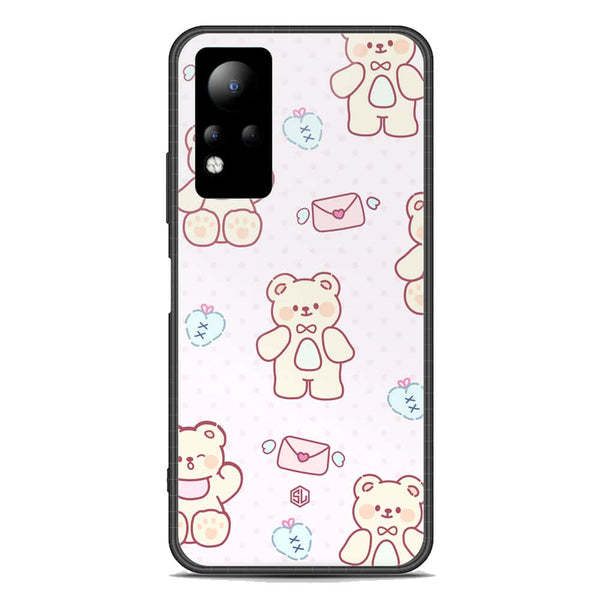 Cute Chic Series Soft Phone Case - Premium Glass Case - Design 3 - Infinix Note 12 G88
