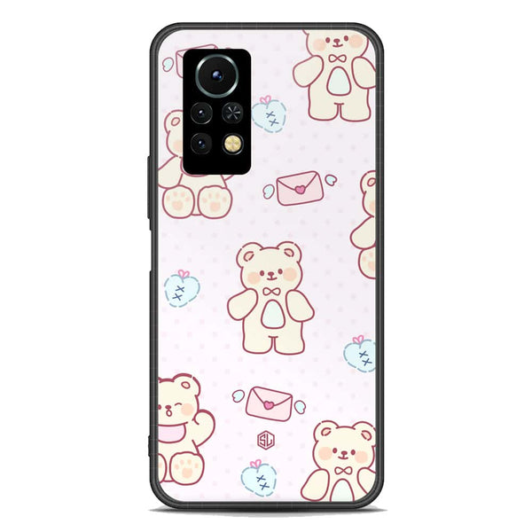 Cute Chic Series Soft Phone Case - Premium Glass Case - Design 3 - Infinix Note 11s
