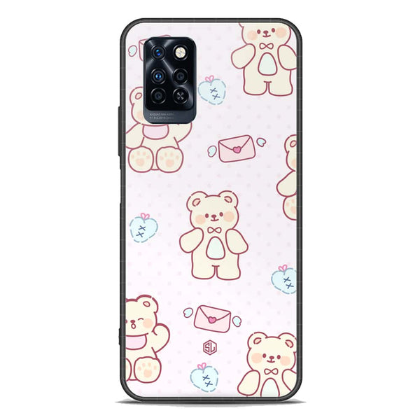 Cute Chic Series Soft Phone Case - Premium Glass Case - Design 3 - Infinix Note 10 Pro