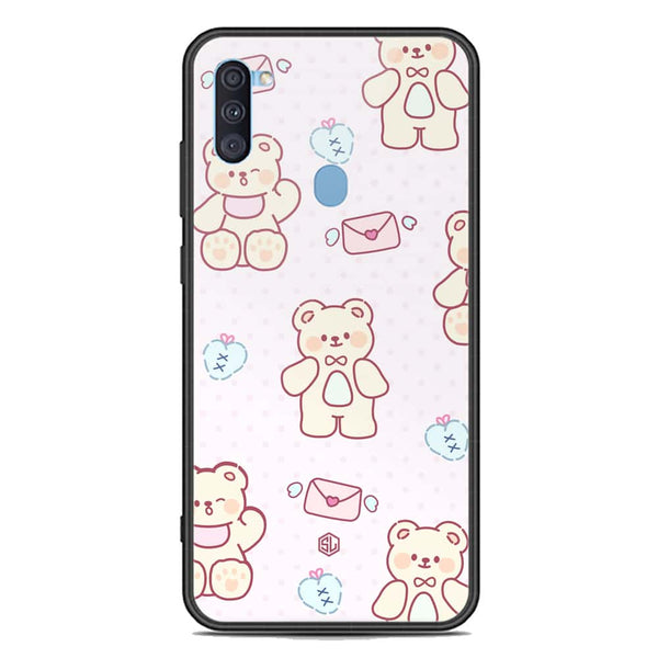 Cute Chic Series Soft Phone Case - Premium Glass Case - Design 3 - Samsung Galaxy M11