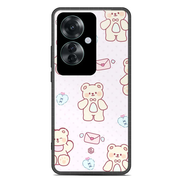 Cute Chic Series Soft Phone Case - Premium Glass Case - Design 3 - Oppo Reno 11F