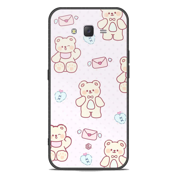 Cute Chic Series Soft Phone Case - Premium Glass Case - Design 3 - Samsung Galaxy J7 2015