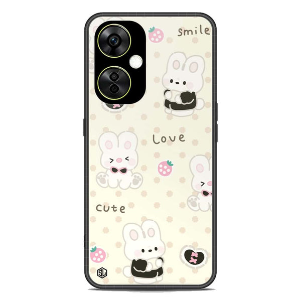 Cute Chic Series Soft Phone Case - Premium Glass Case - Design 4 - OnePlus Nord CE 3 Lite