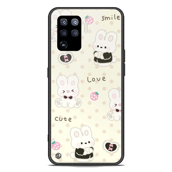Cute Chic Series Soft Phone Case - Premium Glass Case - Design 4 - Oppo A94
