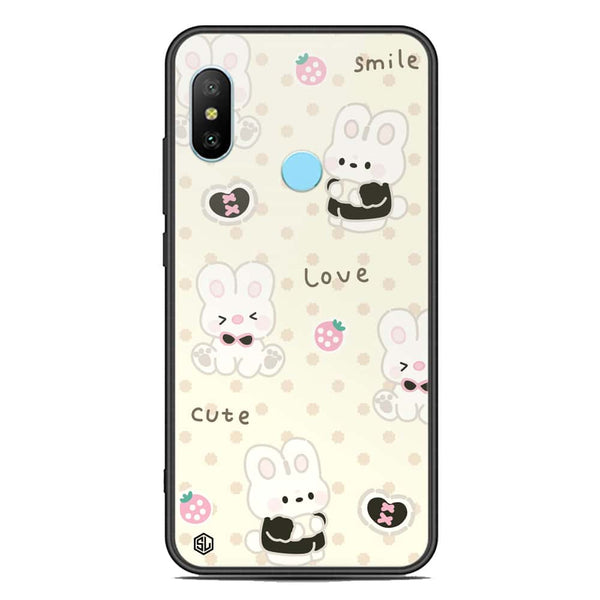 Cute Chic Series Soft Phone Case - Premium Glass Case - Design 4 - Xiaomi Redmi Note 6 Pro