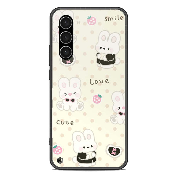 Cute Chic Series Soft Phone Case - Premium Glass Case - Design 4 - Samsung Galaxy S23 5G