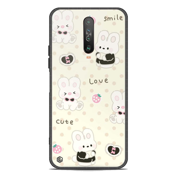 Cute Chic Series Soft Phone Case - Premium Glass Case - Design 4 - Xiaomi Redmi K30