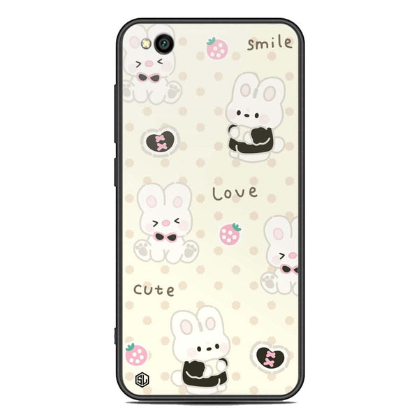 Cute Chic Series Soft Phone Case - Premium Glass Case - Design 4 - Xiaomi Redmi Go