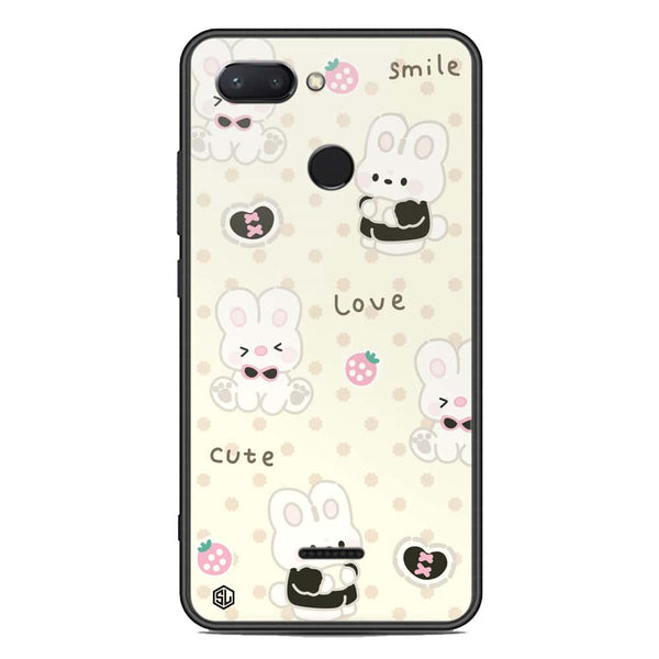 Cute Chic Series Soft Phone Case - Premium Glass Case - Design 4 - Xiaomi Redmi 6