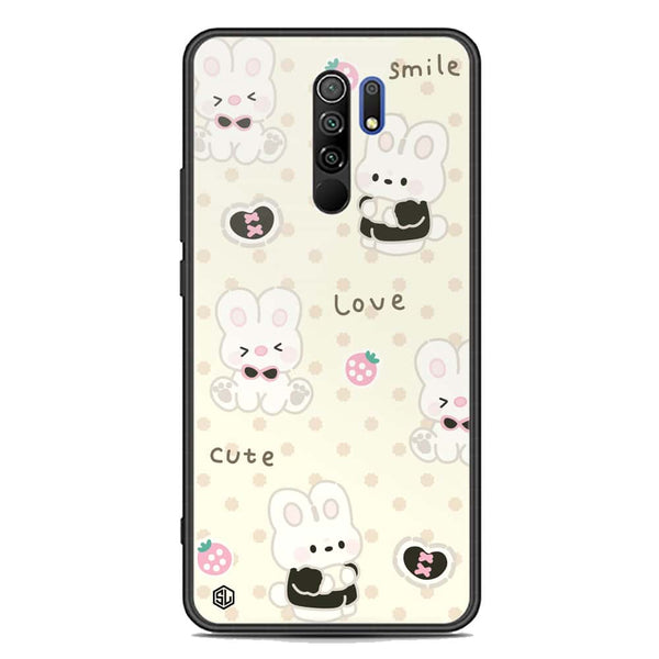 Cute Chic Series Soft Phone Case - Premium Glass Case - Design 4 - Xiaomi Poco M2