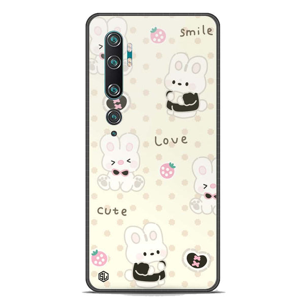 Cute Chic Series Soft Phone Case - Premium Glass Case - Design 4 - Xiaomi Mi Note 10