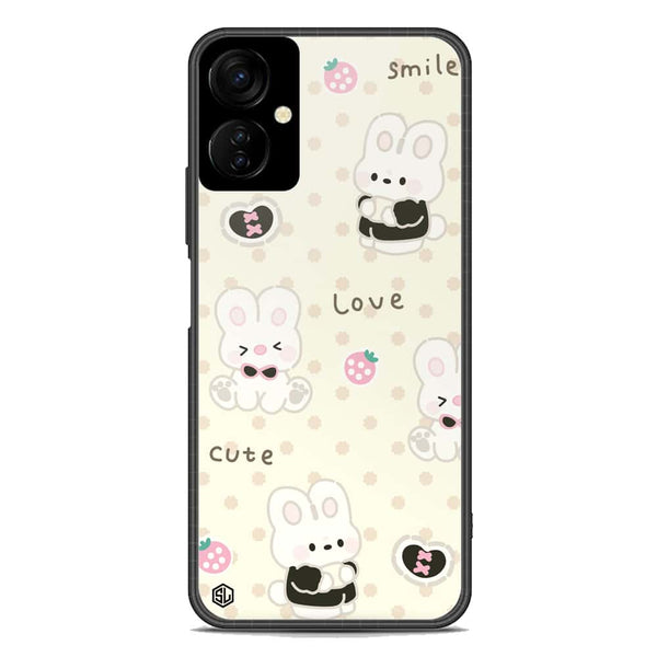 Cute Chic Series Soft Phone Case - Premium Glass Case - Design 4 - Tecno Camon 19 Neo