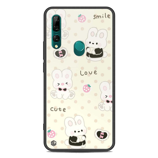 Cute Chic Series Soft Phone Case - Premium Glass Case - Design 4 - Huawei Y9 Prime 2019