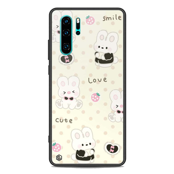 Cute Chic Series Soft Phone Case - Premium Glass Case - Design 4 - Huawei P30 Pro