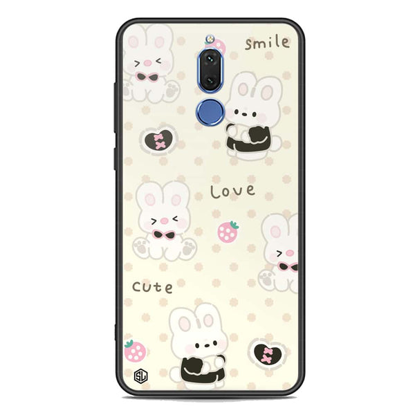 Cute Chic Series Soft Phone Case - Premium Glass Case - Design 4 - Huawei Mate 10 Lite