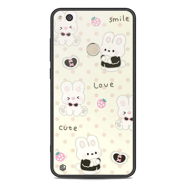Cute Chic Series Soft Phone Case - Premium Glass Case - Design 4 - Honor 8 Lite