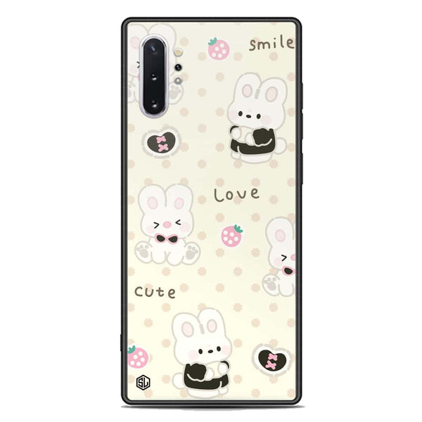 Cute Chic Series Soft Phone Case - Premium Glass Case - Design 4 - Samsung Galaxy Note 10 Plus