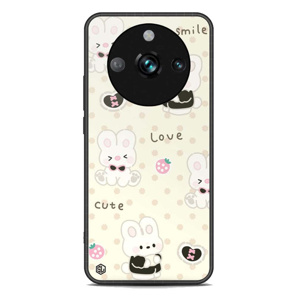 Cute Chic Series Soft Phone Case - Premium Glass Case - Design 4 - Realme 11 Pro Plus