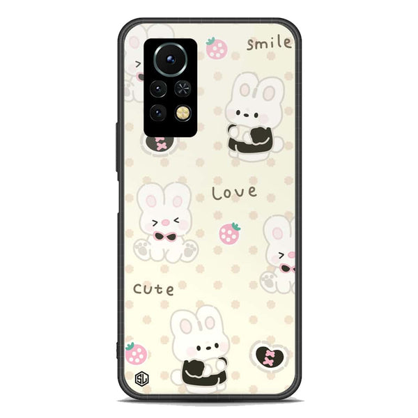 Cute Chic Series Soft Phone Case - Premium Glass Case - Design 4 - Infinix Note 11s