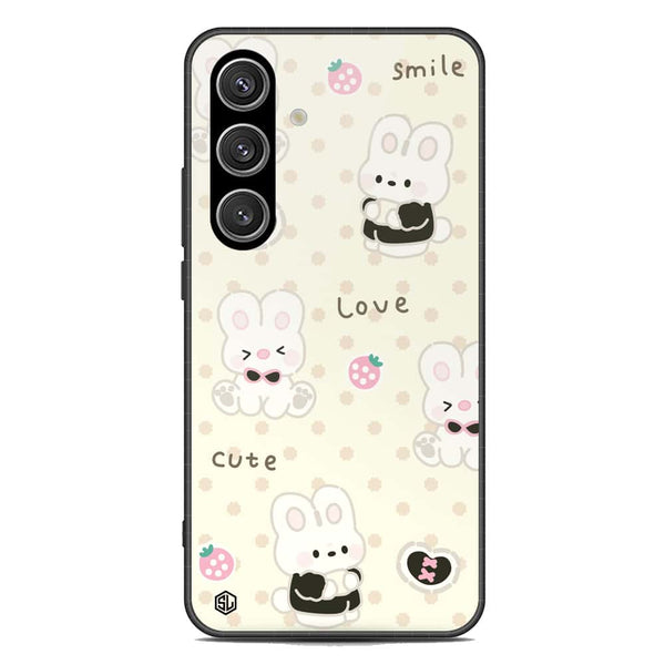 Cute Chic Series Soft Phone Case - Premium Glass Case - Design 4 - Samsung Galaxy S24 Plus
