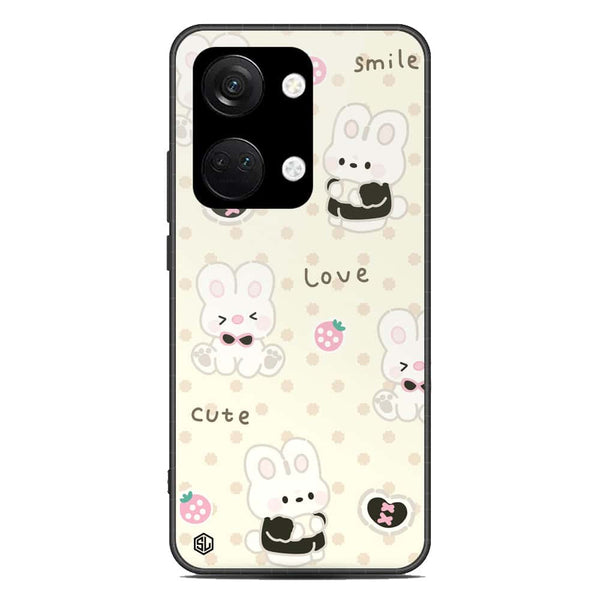 Cute Chic Series Soft Phone Case - Premium Glass Case - Design 4 - OnePlus Nord 3