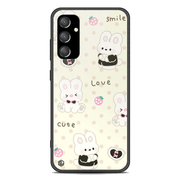 Cute Chic Series Soft Phone Case - Premium Glass Case - Design 4 - Samsung Galaxy A54 5G