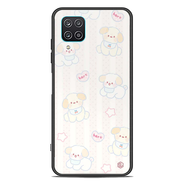 Cute Chic Series Soft Phone Case - Premium Glass Case - Design 5 - Samsung Galaxy A12 Nacho
