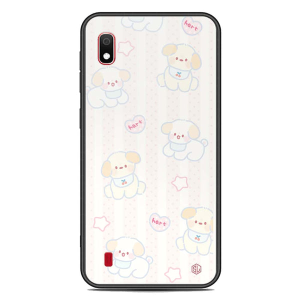 Cute Chic Series Soft Phone Case - Premium Glass Case - Design 5 - Samsung Galaxy A10