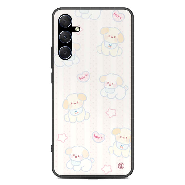 Cute Chic Series Soft Phone Case - Premium Glass Case - Design 5 - Samsung Galaxy M54