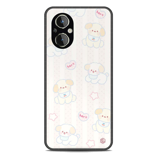 Cute Chic Series Soft Phone Case - Premium Glass Case - Design 5 - Oppo Reno8 Lite