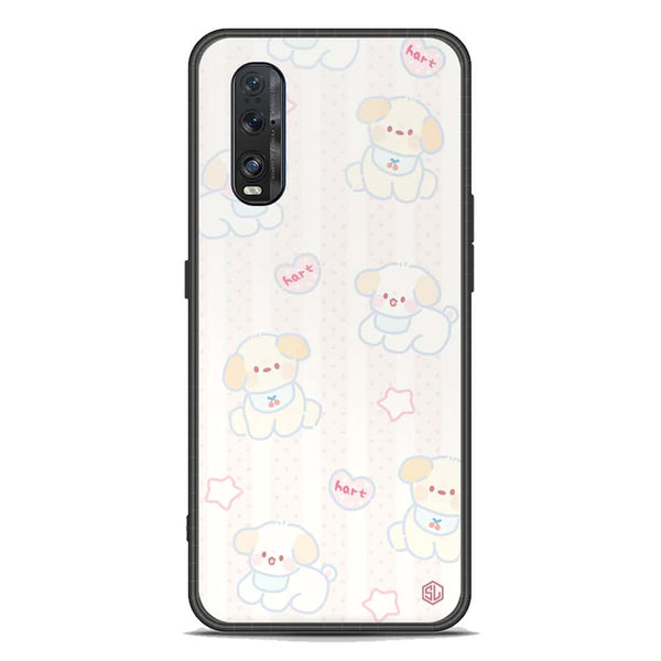 Cute Chic Series Soft Phone Case - Premium Glass Case - Design 5 - Oppo Find X2