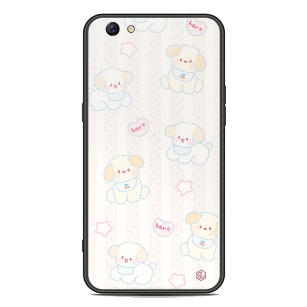 Cute Chic Series Soft Phone Case - Premium Glass Case - Design 5 - Oppo F3 Plus