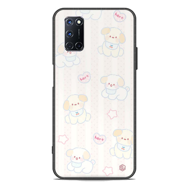 Cute Chic Series Soft Phone Case - Premium Glass Case - Design 5 - Oppo A72