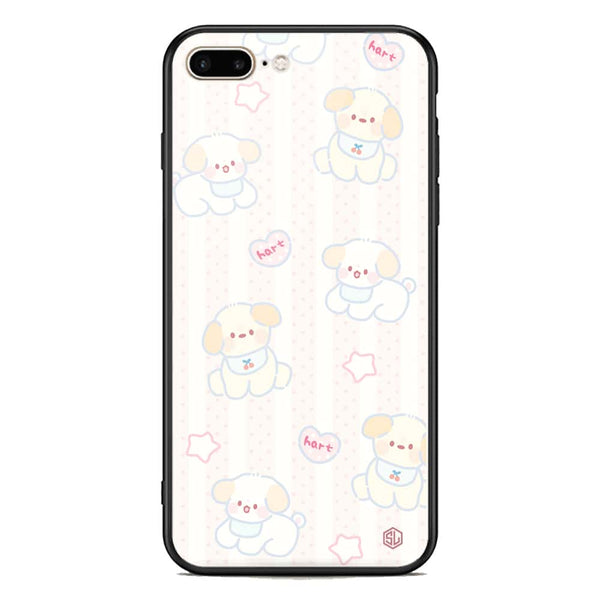 Cute Chic Series Soft Phone Case - Premium Glass Case - Design 5 - iPhone 8 Plus / 7 Plus