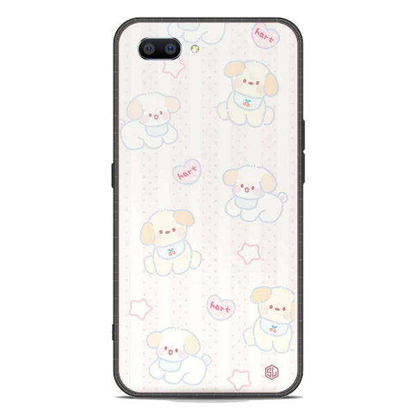 Cute Chic Series Soft Phone Case - Premium Glass Case - Design 5 - Oppo A12e