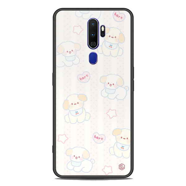 Cute Chic Series Soft Phone Case - Premium Glass Case - Design 5 - Oppo A5 2020