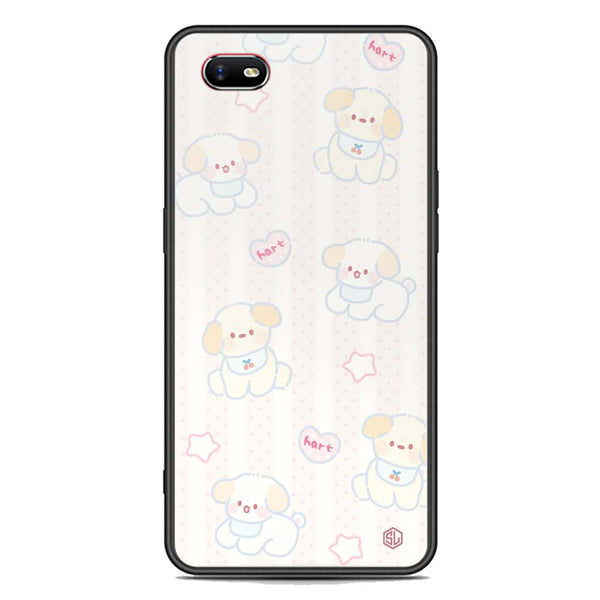 Cute Chic Series Soft Phone Case - Premium Glass Case - Design 5 - Oppo A1k