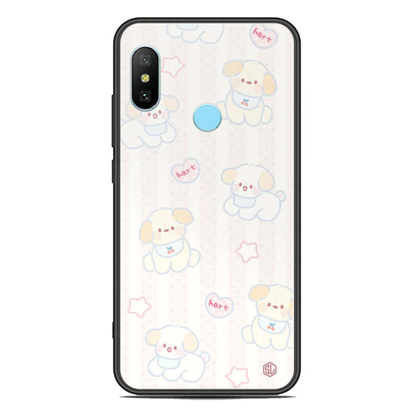 Cute Chic Series Soft Phone Case - Premium Glass Case - Design 5 - Xiaomi Redmi Note 6 Pro