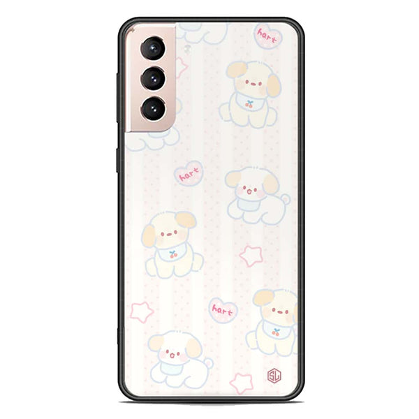 Cute Chic Series Soft Phone Case - Premium Glass Case - Design 5 - Samsung Galaxy S22 5G