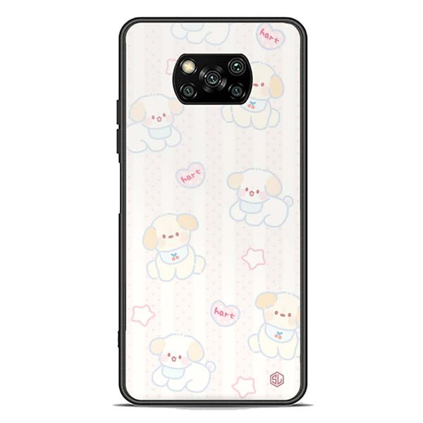 Cute Chic Series Soft Phone Case - Premium Glass Case - Design 5 - Xiaomi Poco X3