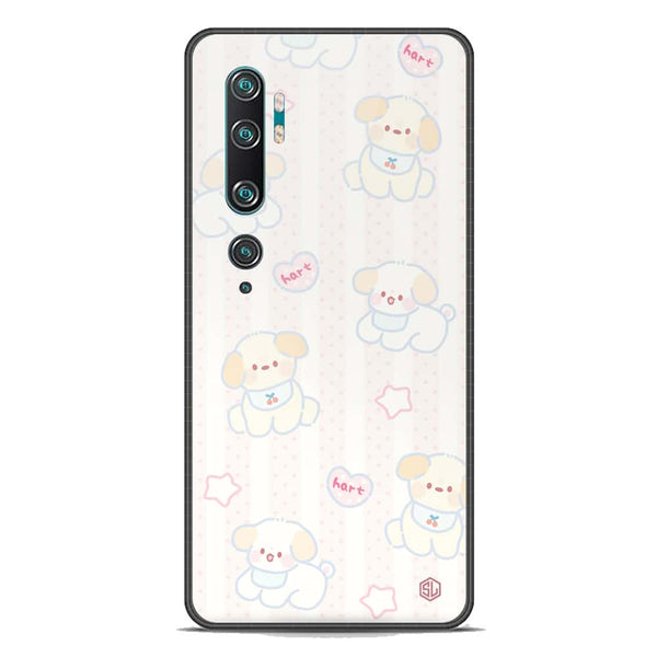Cute Chic Series Soft Phone Case - Premium Glass Case - Design 5 - Xiaomi Mi Note 10