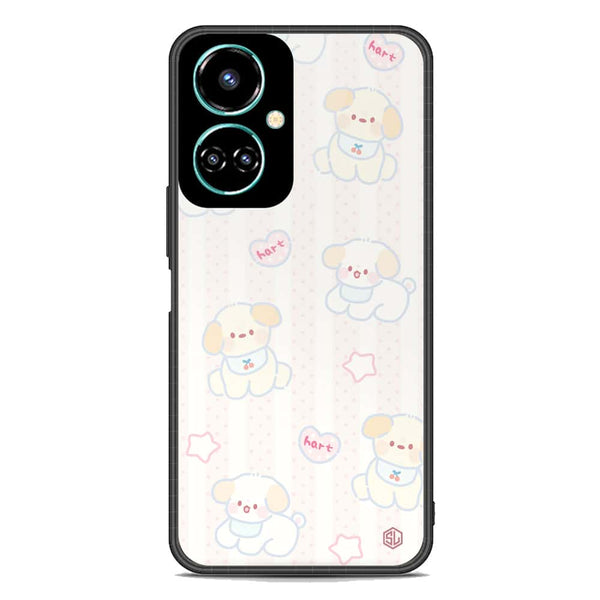 Cute Chic Series Soft Phone Case - Premium Glass Case - Design 5 - Tecno Camon 19